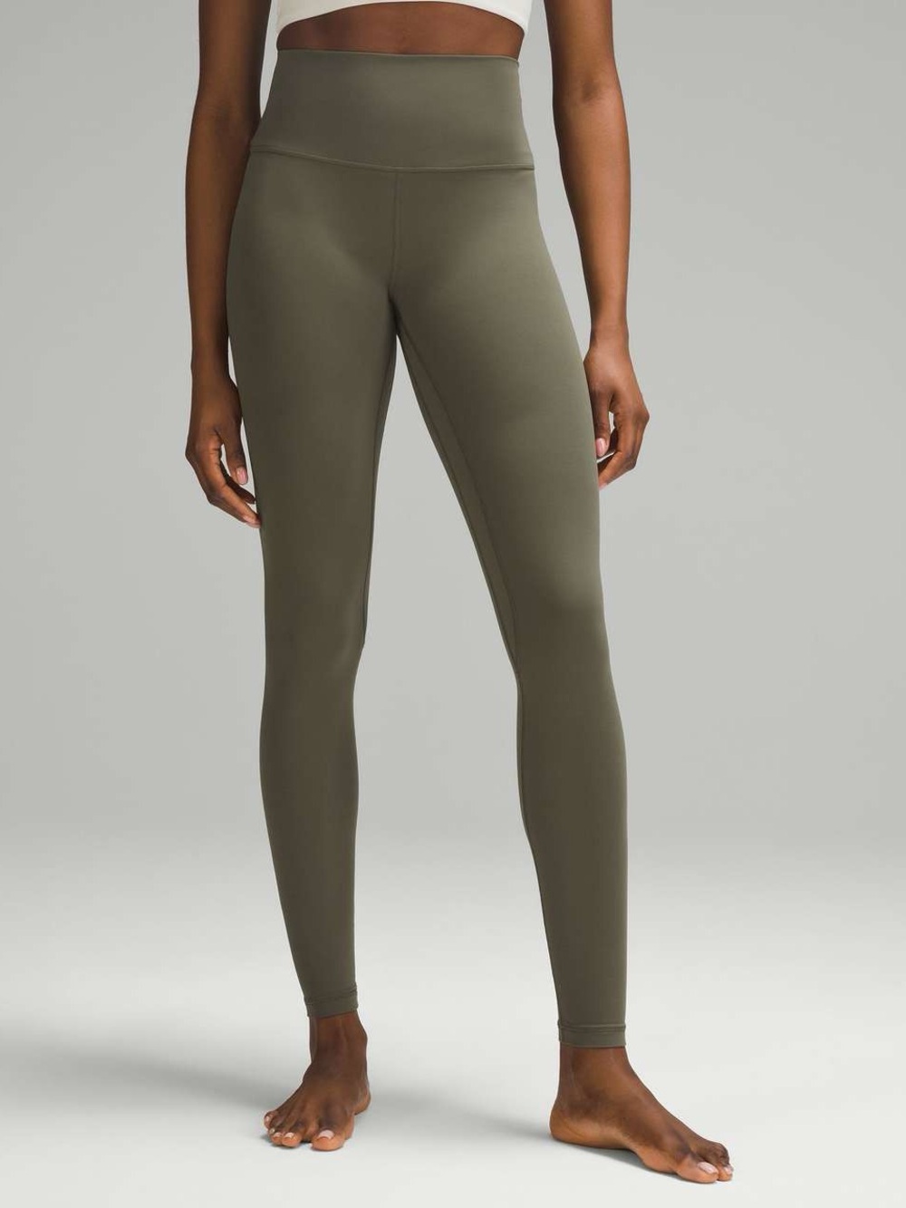 Lululemon Wunder Train 28” Army Green Pant